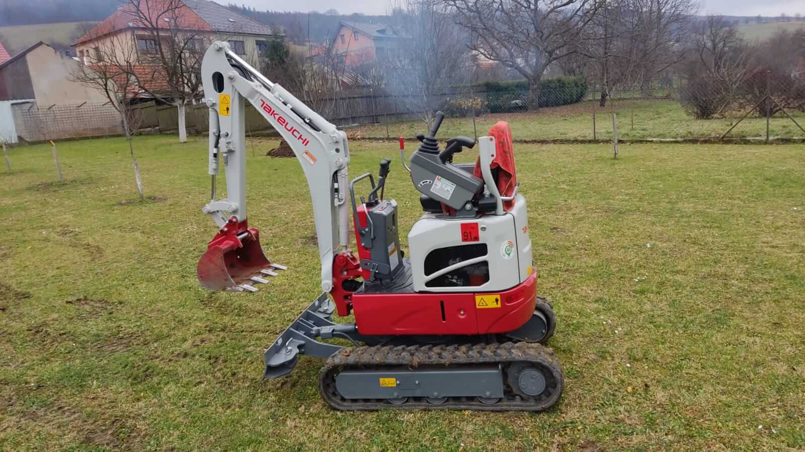 terénní úpravy pomocí minibagru terénní úpravy pomocí minibagru